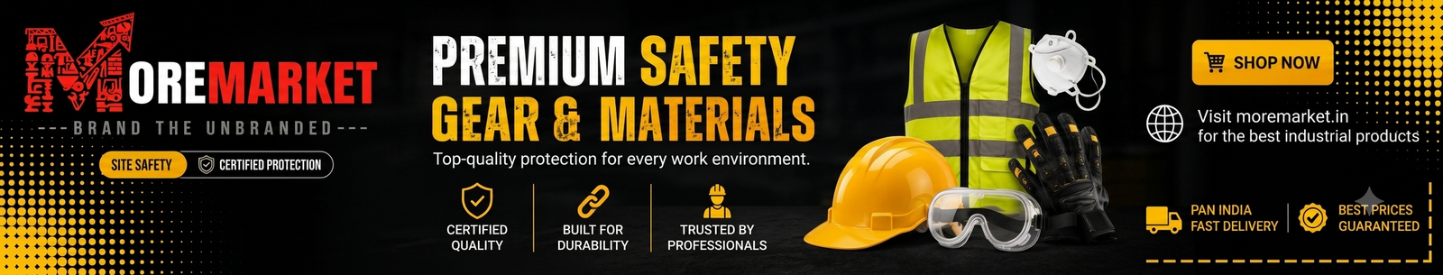 Safety Materials Banner