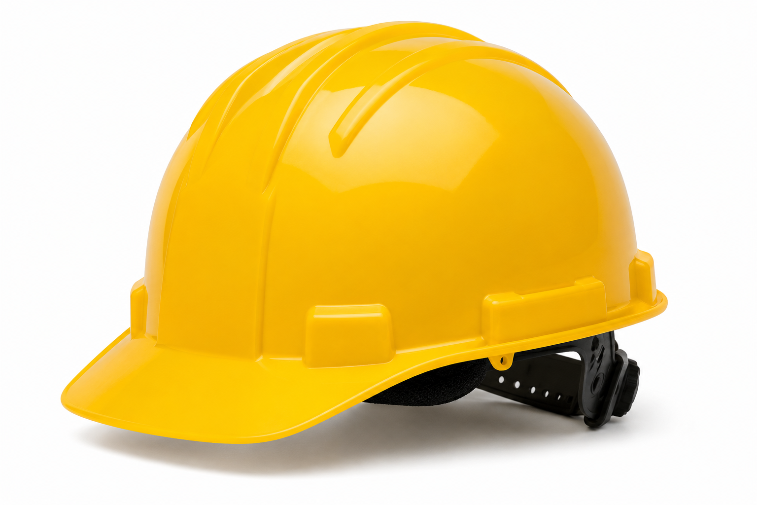 Industrial Safety Helmet with Ratchet Type Adjustment