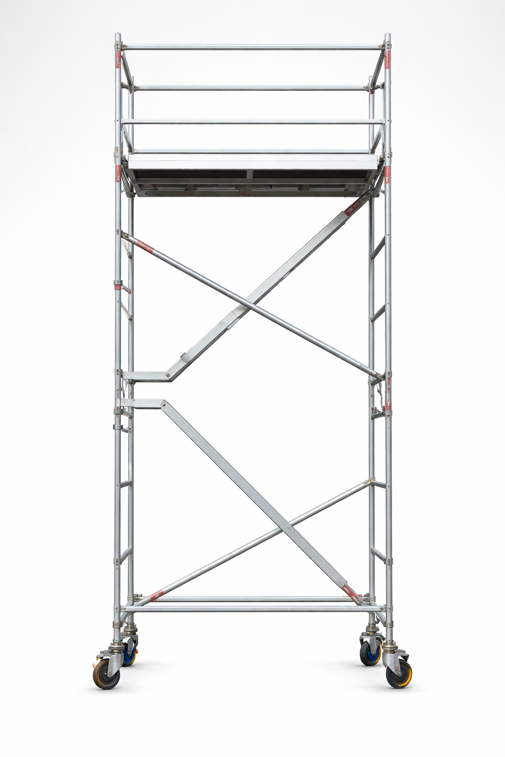 Aluminium Zigzag Stairway Scaffold Tower – 1.4 × 2.0 × 4.2 m