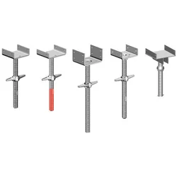 Mild Steel Adjustable Ms Scaffolding U Head Jacks