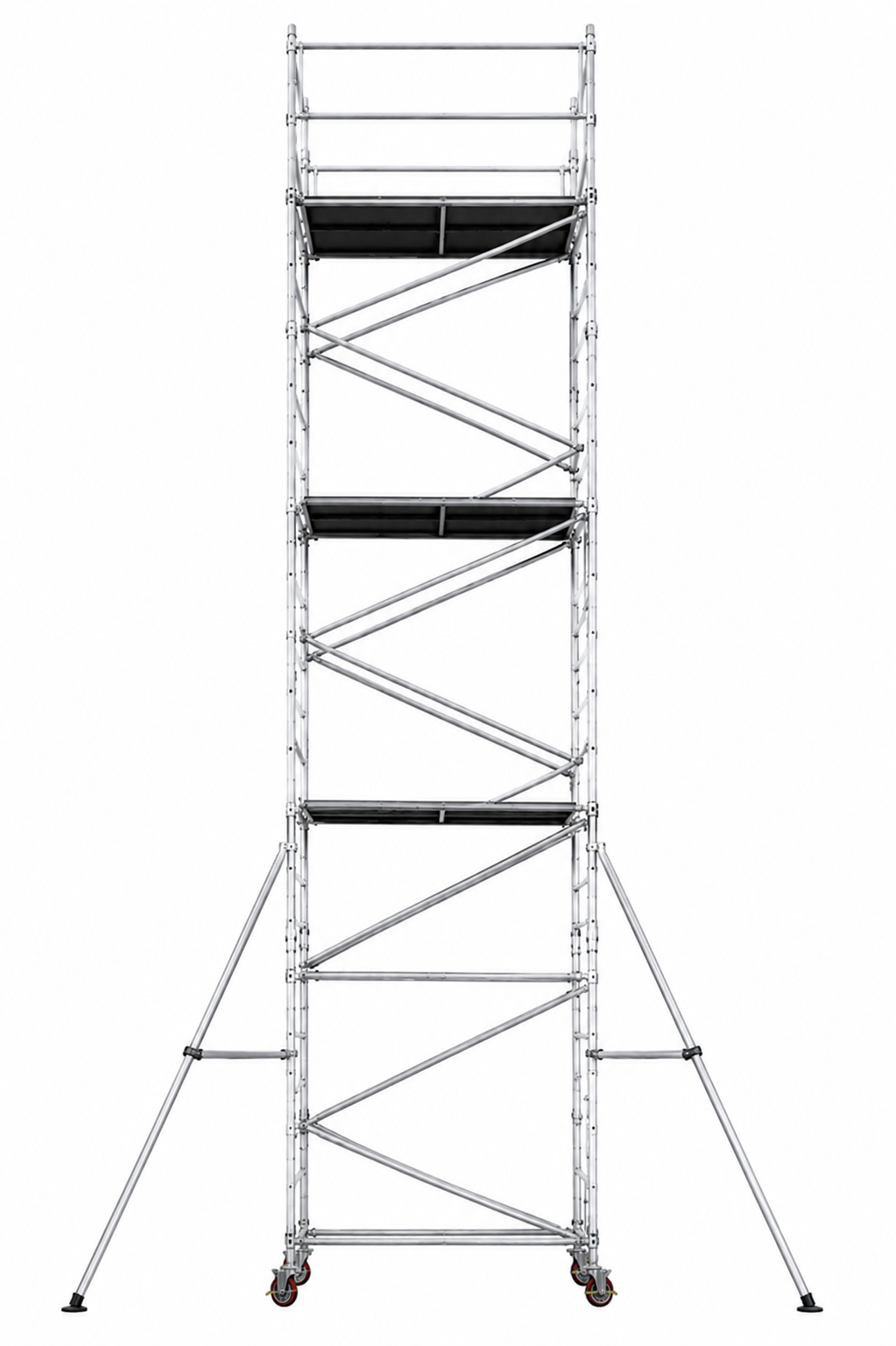 ZIGZAG  SCAFFOLD Size: 1400(W) x 2.0(L) x 13.30 (H) , Platform Height - 12.30, Over All Height 13.30, Reaching Height 14.30 Metres